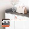 YONGYILI Shoe Storage Cabinet - Organiser Stand Rack for Hallway - Entrance Footwear Sideboard Unit with 2 Doors and 1 Drawer - Ideal for Keeping Shoes Neatly Stored and Orga(60x32x90cm) view 3