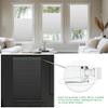 Sulugood No Drill No Tools Blackout Cellular Shades Top Down Bottom Up Cellular Blinds, Cordless Fabric Honeycomb Shades, Easy to Install Window Blinds for Home,Blackout-White,22" W x 78" H. view 3