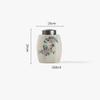 NEKCOCO Ceramic Tea Caddy Bulk Tea Storage Cans Ceramic Lid Sealed Cans Black Tea Storage Cans Empty Cans Tea Storage Cans Tea Set Single Cans Tea Storage Container(A) view 2