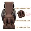 VBBZYGF Full Body Shiatsu Massage Chair Cover - Slipcover Dust Protective Cover, Zero Gravity Recliner Chair Covers Sweat-Resistant Soft Stretch Fabric for Most Massage Chairs,H view 3