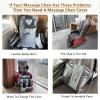 VBBZYGF Full Body Shiatsu Massage Chair Cover - Slipcover Dust Protective Cover, Zero Gravity Recliner Chair Covers Sweat-Resistant Soft Stretch Fabric for Most Massage Chairs,H view 4