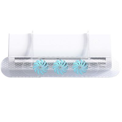 LTINGNG Air Deflector, Ventilation Hood with Fan, air Conditioning Accessory, Universal air Deflector for Wall-Mounted air conditioners, Anti-Direct Blowing Free Installation(Fan Blade Version)