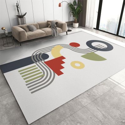 Abstract Lines Texture Art Area Rug, Modern Mid-Century Geometry Rugs Floor Carpet, Indoor Non-Slip Rug for Room Sofa Living Room Mat Bedroom Home Decor Floor Mats 3ftx4ft