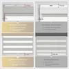 Hotsoon Cordless Zebra Blinds for Window - Blackout Roller Blind With Thermal Insulation, UV and Privacy Protection - Easy to Install Indoor Shade, Dark Brown, 82" W x 36" H view 4