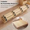 ZAQYCM Wooden Bed Slats Single/Double/Twin/King/Queen Size, Heavy Duty Bunkie Board Replacement Slats 200 180 150 135 120 100 80 CM, Horizontal Roll Bed Mattress Foldable(WxL 100x200cm(40"x78.7")) view 4