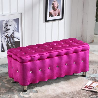 Ottomans Stools Storage Stool Rectangular Storage Footstool with Hinged Lid,Living Room Sofa Bench Bedroom Bed End Stool Living Room Shoe Changing Stool/K/40 * 40 * 90Cm