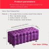Ottomans Stools Storage Stool Rectangular Storage Footstool with Hinged Lid,Living Room Sofa Bench Bedroom Bed End Stool Living Room Shoe Changing Stool/Y/40 * 40 * 40Cm view 2