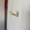 Funny Italian Hand Gesture Keys Hook - 3D Printed PLA Key Holder - Mounted with Double-Sided Tape view 3