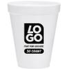 Custom 10 Oz. Foam Cups with One-Color Imprint, ideal for food service, parties, and events. view 1