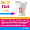 Custom 10 Oz. Foam Cups with One-Color Imprint, ideal for food service, parties, and events. view 3