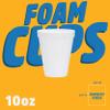 Custom 10 Oz. Foam Cups with One-Color Imprint, ideal for food service, parties, and events. view 4