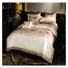 GLAMDIA V-intage Jacquard Brocade Egyptian Cotton Luxury Bedding Set Peony Flowers Duvet Cover Bed Sheet Bedspread,Bed, King, MM-102 view 2