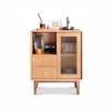 DIEYPOL Aparadores para Comedor Solid Wood TV Side Cabinet Nordic Sideboard Oak Tea Cabinet Living Room Log Storage Cabinet Display Cabinet Bufetera view 1