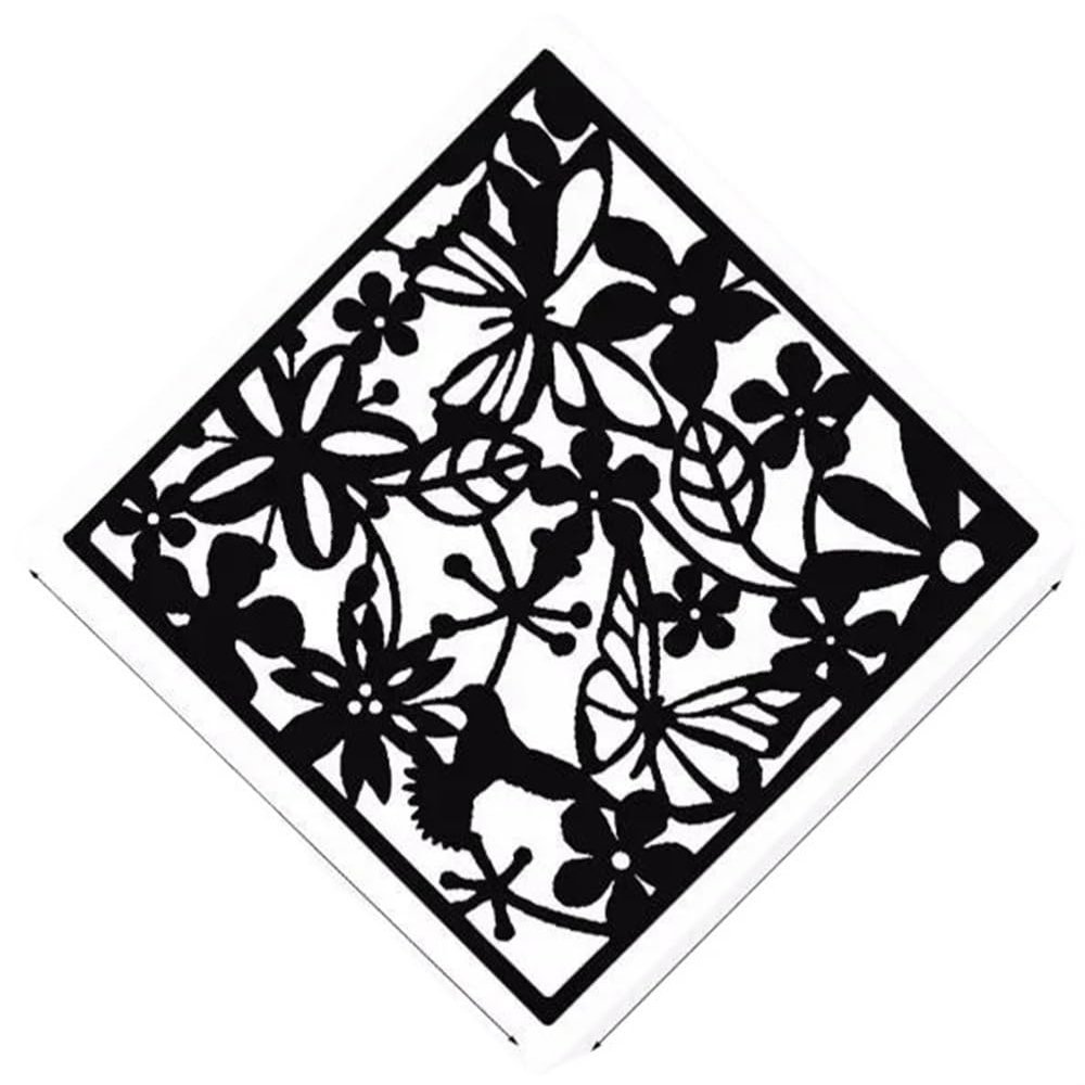 YUJIELBD 12PCS Folding Screen Hanging Room Divider for Living Dining Room Sitting Room Office Restaurant(Black)