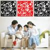 YUJIELBD 12PCS Folding Screen Hanging Room Divider for Living Dining Room Sitting Room Office Restaurant(Black) view 3