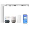 Celling Smart Curtains System, Electric Track with Adjustable Rail,Automatic Curtain Opener,Motorized Curtains Rods With Remote, Compatible with Alexa/Google Home (Up to 160in) view 1