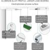Celling Smart Curtains System, Electric Track with Adjustable Rail,Automatic Curtain Opener,Motorized Curtains Rods With Remote, Compatible with Alexa/Google Home (Up to 160in) view 2