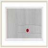 Amanti Art Framed Wall Art Print 29x41 Grey drawing fifty seven by Alex Dunn, Abstract Wall Art, Modern Contemporary Decor, X-Large Poster Painting Artwork for Living Room, Bedroom, Bathroom, Kitchen view 1