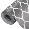 uxcell Shelf Liners for Kitchen Cabinets, 17.3 Inch x 20 FT Non-Slip Non-Adhesive Cabinet Liner, Leaf Grey view 1
