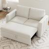 Belffin Modular Sectional Sleeper Sofa with Pull Out Couch Bed Loveseat Sleeper Sectional Couch for Living Room Apartment Beige view 1