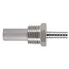aqxreight Oxygen Stone, 1/2 Inch MPT Inline Carbonation Aeration Diffusion Stone with 1/4 Inch Barb for Homebrew Beer Wort Soda Fermentation 2 Micron Stainless Steel Durable Easy Clean view 1