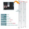 2pcs Metal Screen Partition Slats for Home Entryway, 240 235 230 225 220 215 210 200 100 90 80 70cm Tall Metal Room Divider Screen Post, Privacy Partition Screen Columns(White,H-140cm/55.1in/4.6ft) view 3