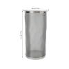 Lybunair spotless Steel Cold Brew Coffee Maker Strainer for Wide Mouth Jars, Fine Mesh Reusable Filter for Iced Coffee, Tea, and Juice (8 * 21cm) view 2