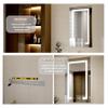 WELERONY Lighted Medicine Cabinet with Mirror, 20" x 32" LED Medicine Cabinet Mirror for Bathroom with Built-in High-Power Outlet, Stepless Dimming & Defog, Right Open view 4