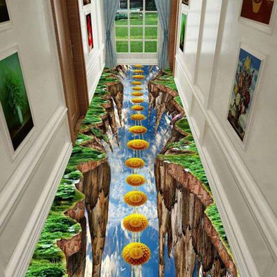 3x5ft Non-Shedding Hallway Runner Rug with Rubber Backing Shaggy Soft Laundry Rug Runner, Non Slip Entryway Mat, Washable Farmhouse Kitchen Area Carpet for Bathroom and Bedroom