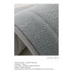 Heraclesxs Coral velvet double-sided bath mat bathroom door mat, small semi-circular, 16x24 (coral fleece, light camel), CAP-0586 view 3