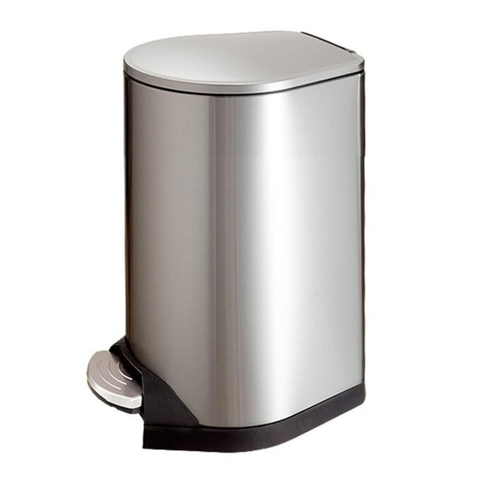 FURUIM2024M Dustbin Fingerprint Resistant Stainless Steel Trash Can, Hands Free Kitchen Trash Can with Soft Close Lid, Foot Pedal and Inner Bucket for Home Office Kitchen Bin(50L), jinyi2016SHOP-1998