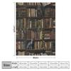PALNKART Cute Cat Blanket Cat Book Throw Blanket Girl Loves Cat Book Soft Warm Blanket Funny Blankets Flannel Fleece Blankets for Sofa Couch Bed Travel Gift for Kids Adults White view 4
