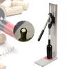 Stainless Steel Manual Pressure Corker, 2 POM Wine Bottle Corking Inserting Stopper Tool Cork Wine Bottle Corking Durable Corking Machine for Home Brewing Hotels Party view 1