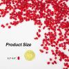 Sea Glass Stones for Crafts About 1LB (405g/14.28oz) Red Glass Pebbles Gemstones Bulk for Beaching Wedding DIY Decoration Aquarium Turtle Tank Vase Filler (Lake Blue) view 2