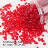 Sea Glass Stones for Crafts About 1LB (405g/14.28oz) Red Glass Pebbles Gemstones Bulk for Beaching Wedding DIY Decoration Aquarium Turtle Tank Vase Filler (Lake Blue) view 4
