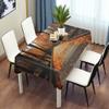 Dunmat Fantasy Forest Tablecloths Table Decor, Autumn Leaves Wooden Bridge River Table Cloths for Kitchen, Dining Table Cloth for Rectangle Tables 55Wx120L Inch view 4