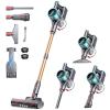 Cordless Vacuum Cleaner, 50Kpa 600W Vacuum Cleaners for Home, 60 Mins Stick Vacuum Cordless Rechargeable, Self-Standing, Wall Mount Charging Household Vacuum Cleaner for Carpet Pet Hair Hardwood Floor view 1