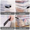 Citylife 54 QT Clear Plastic Storage Bins with Lids Stackable Storage Boxes with Lids Large Plastic Storage Containers for Garage Closet Kitchen 2 Packs view 4
