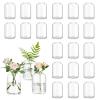 Glasseam Glass Bud Vases for Centerpieces: Clear Small Flower Vase Decor Bulk Set of 24 Simple Modern Decorative Vases for Flowers Mini Candle Vase Wedding Centerpiece for Dining Table Decorations view 1