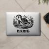 Animal Wall Decals - Baby Room Wall Decals Name - Name Wall Stickers for Kids Personalized - Name on Wall Decor Boy view 1