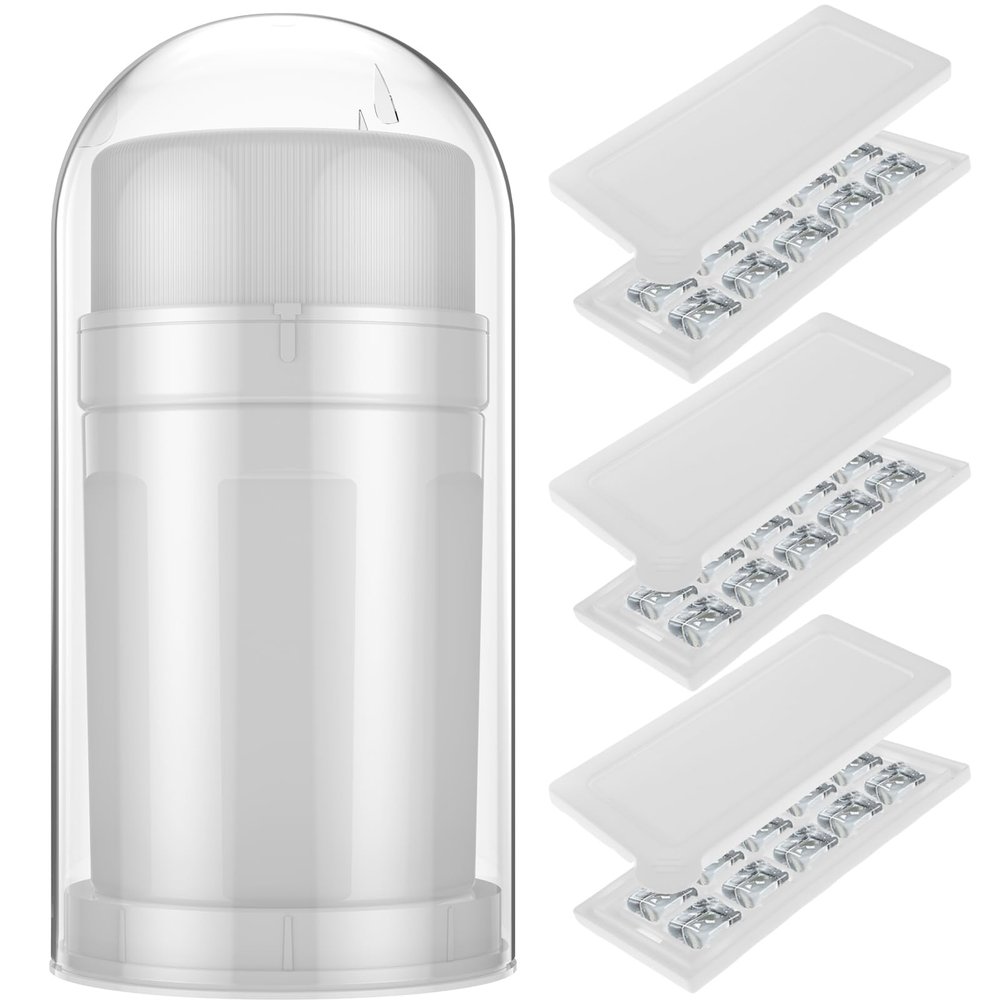 2 Pcs Crushed Ice Maker Cups Mini Ice Mold Cup Cylinder Ice Cube Tray Food Grade Ice Cube Mold Machine Washable Ice Cube Mould Tray for Whiskey Cocktails Juice