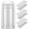 2 Pcs Crushed Ice Maker Cups Mini Ice Mold Cup Cylinder Ice Cube Tray Food Grade Ice Cube Mold Machine Washable Ice Cube Mould Tray for Whiskey Cocktails Juice view 1