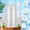 2 Pcs Crushed Ice Maker Cups Mini Ice Mold Cup Cylinder Ice Cube Tray Food Grade Ice Cube Mold Machine Washable Ice Cube Mould Tray for Whiskey Cocktails Juice view 2