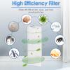 (4 Pieces) M210 HEPA filter compatible with Lefant M210 M213 M210S M210B M213S OKP Life K2 K3 K3A K4 K5, Robot Vacuum Cleaner Filter Replacement Parts view 2