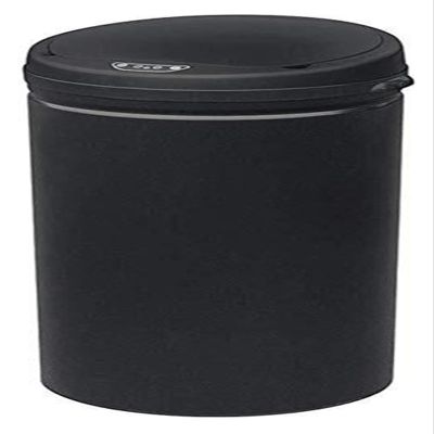 yinjieUS Trash Can, Stainless Steel Garbage Can, Recycling Bin Automatic Trash Can Touchless Motion Intelligent Sensor(Black,40L)