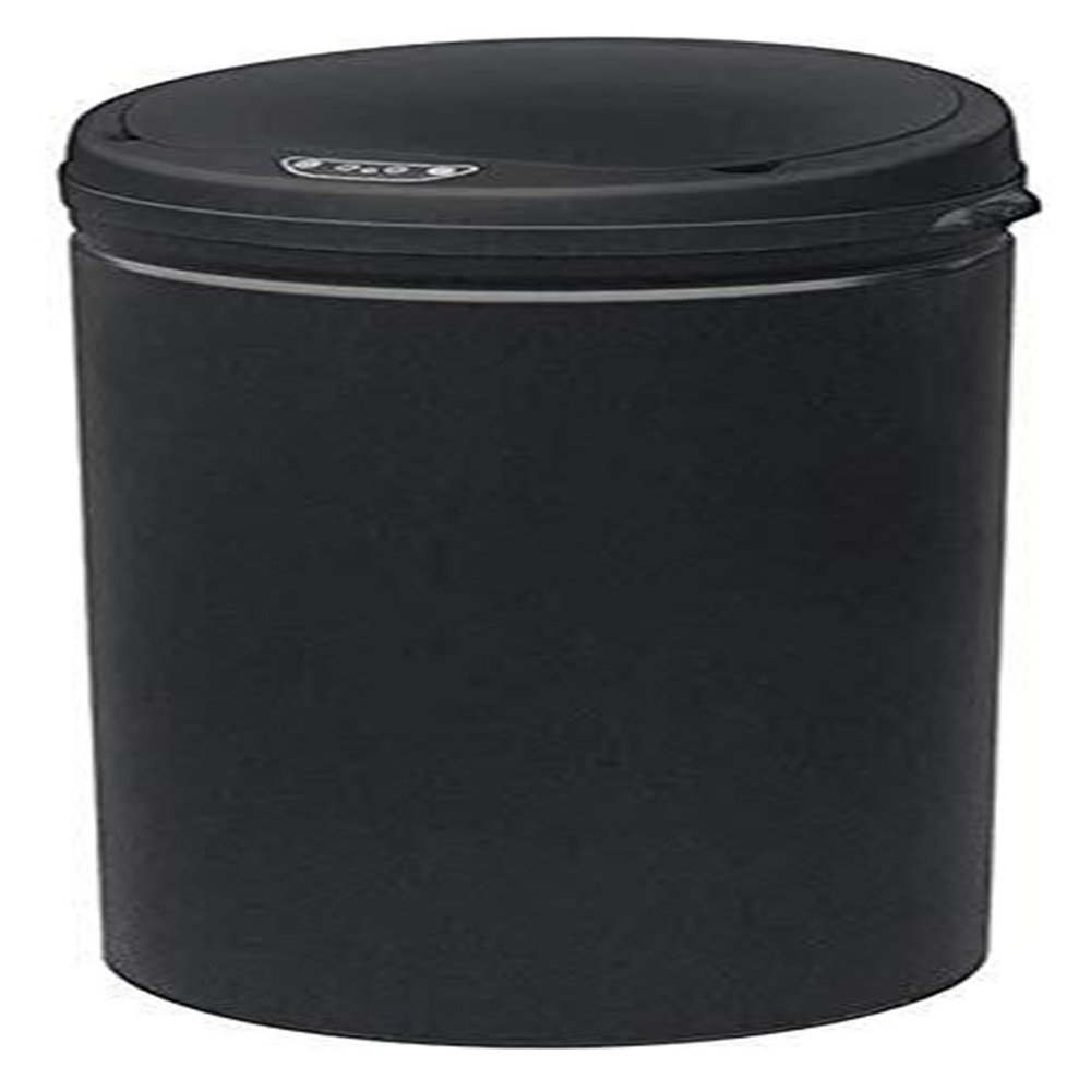 yinjieUS Trash Can, Stainless Steel Garbage Can, Recycling Bin Automatic Trash Can Touchless Motion Intelligent Sensor(Black,40L)