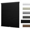 HOTSOON Cordless Cellular Shades for Windows Blackout Honeycomb Blinds Easy to Install Noise Reduction Thermal Insulated for Home, Blackout-Black, 68" W x 56" H view 1