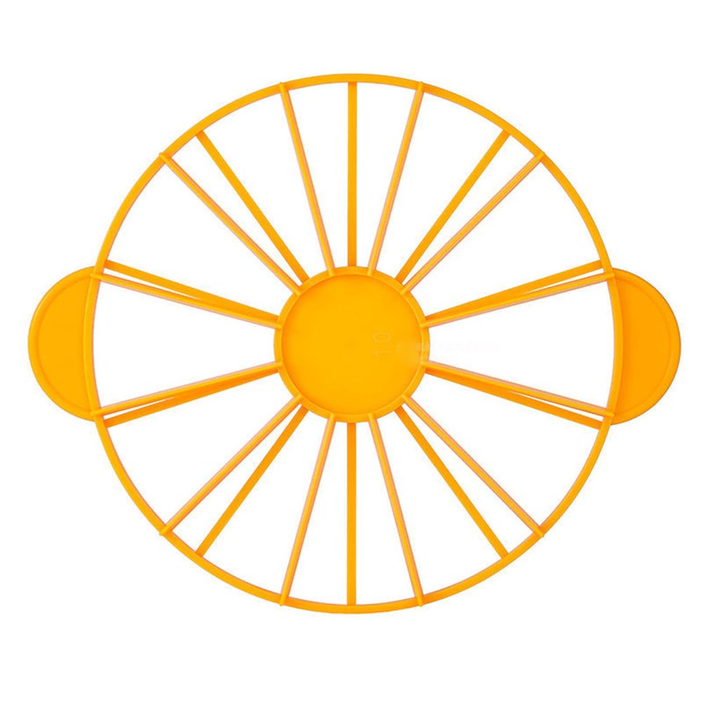 Cake Portion Marker,Round Cake Cutter Slicer,Food Grade Plastic Cake Divider,10/12 Piece Bread Cake Equal Portion Marker Slicing Baking Tool for Baking Pastry and Cheese Cake (Yellow 126g/4.4oz)280))