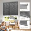 HOTSOON Cordless Cellular Shades for Windows Light Filtering Honeycomb Blinds Easy to Install Noise Reduction Thermal Insulated for Home, Light Filtering-Light Gray, 75" W x 48" H view 3