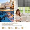 HOTSOON Cordless Cellular Shades for Windows Light Filtering Honeycomb Blinds Easy to Install Noise Reduction Thermal Insulated for Home, Light Filtering-Light Gray, 75" W x 48" H view 4